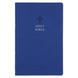 KJV Blue Imitation Leather Value Ultra Thinline Bible Comfort Print