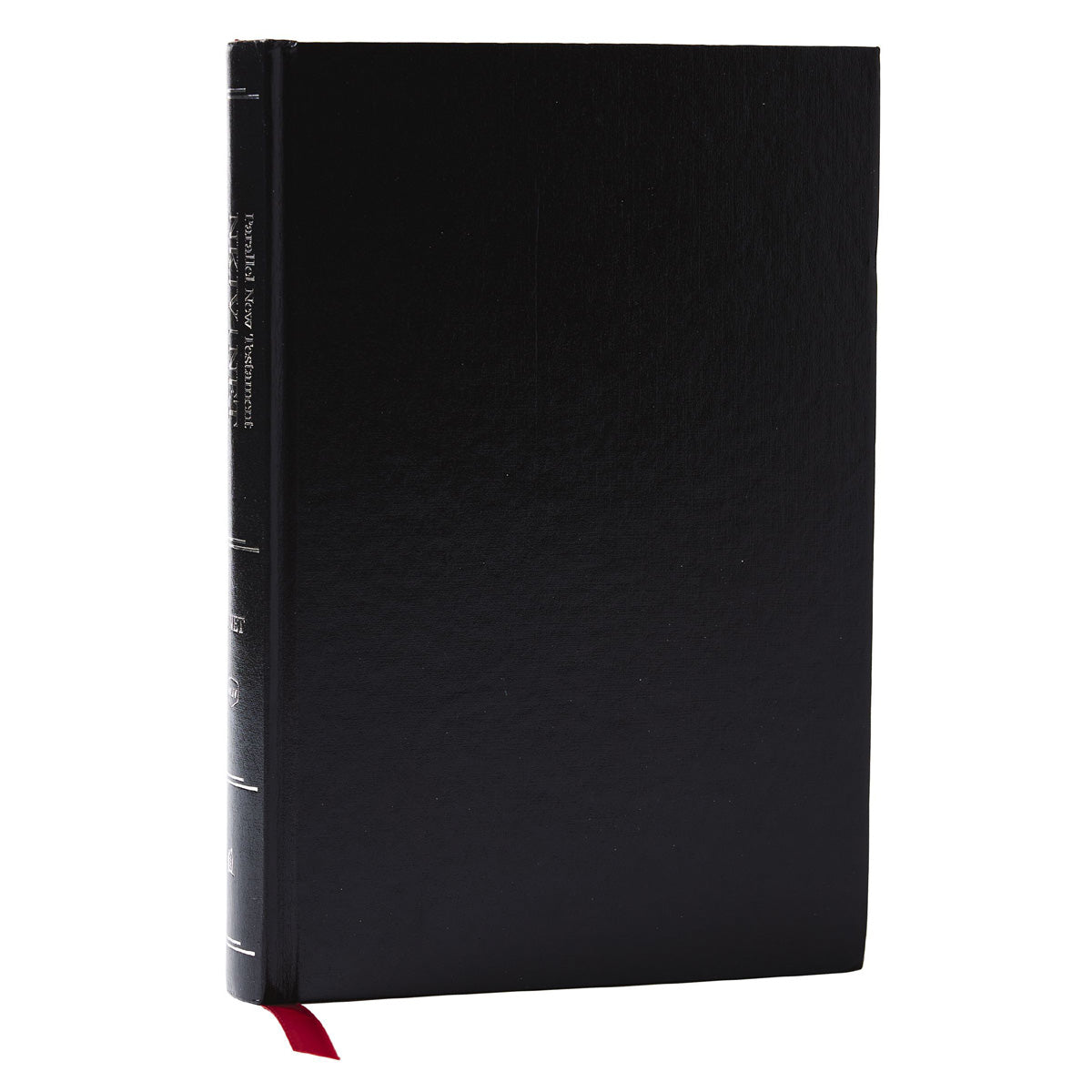NKJV-NET Black Hardcover Parallel New Testament Red Letter Comfort Print 
