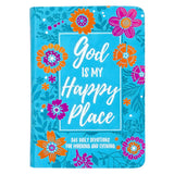 God Is My Happy Place (Morning & Evening Devotional)(Imitation Leather)