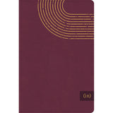 CSB Bordeaux Imitation Leather (In) Courage Devotional Bible Indexed