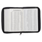 KJV Black Faux Leather Mini Pocket Edition Bible Red Letter With Zip