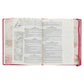 KJV Pink Faux Leather Hardcover My Creative Bible