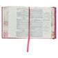KJV Pink Faux Leather Hardcover My Creative Bible
