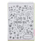 Inspirational Coloring Book For Girls (Wirebound)