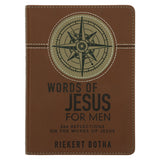 Words of Jesus for Men: 366 Reflections on the Words of Jesus (Faux Leather)