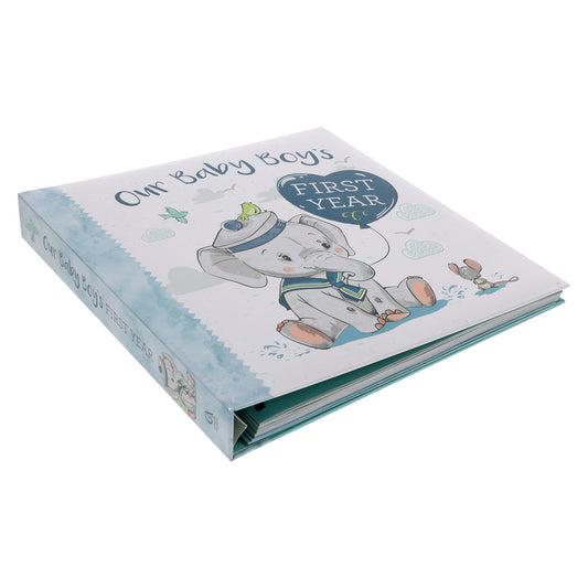 Our Baby Boy's First Year (Padded Hardcover)