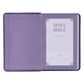 KJV Purple Faux Leather Mini Pocket Bible