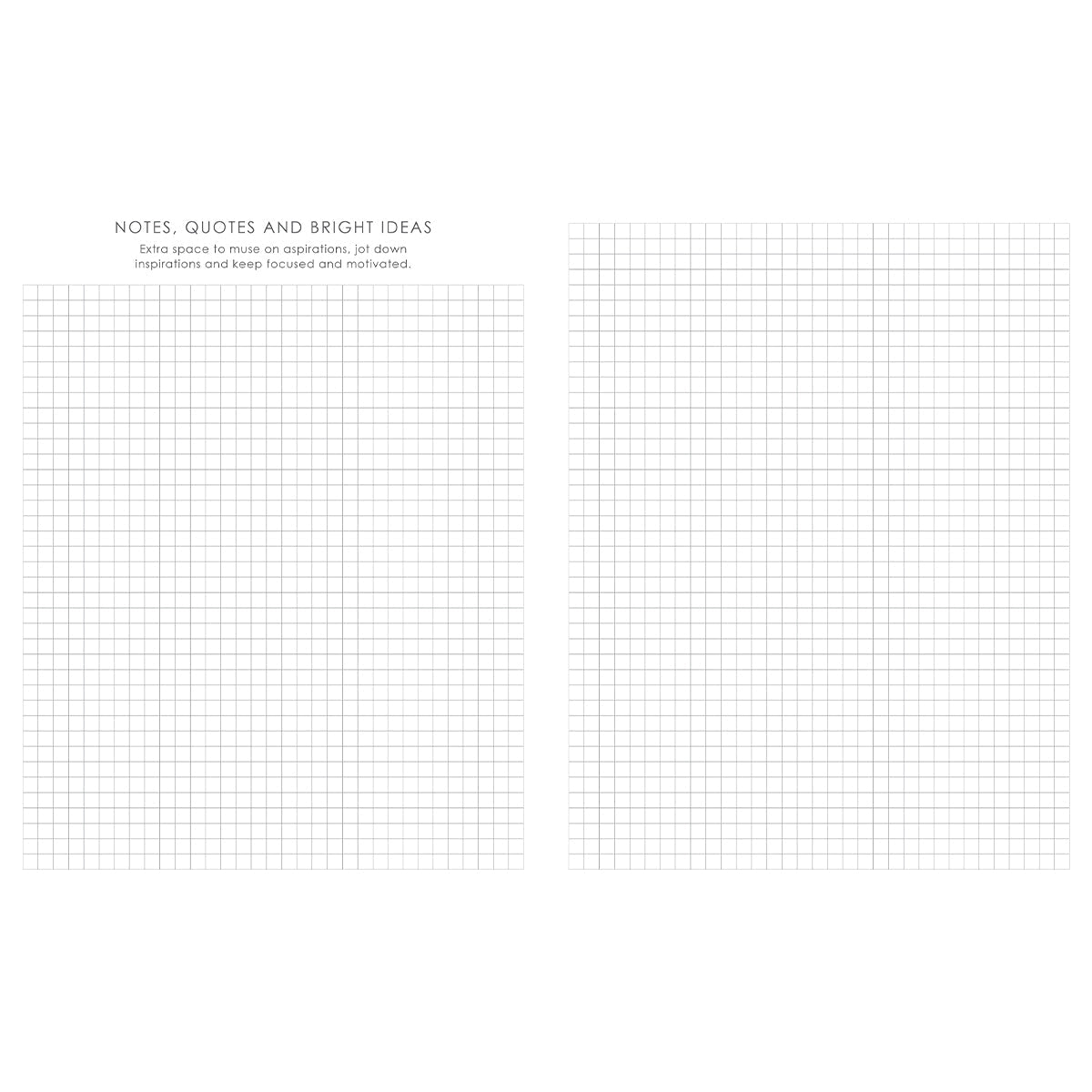 Baxter Undated Planner A4 Grey (Durable Synthetic Fibre Flexcover)
