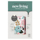 NLT Filament Compact Zipper Bible, Red Letter, Cloth, With Zipper, Floral Garden (Paperback)