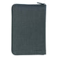 NLT Filament Compact Zipper Bible, Red Letter, With Zipper, Charcoal Patch (Imitation Leather)