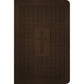 NLT Filament Premium Value Thinline Bible, Dark Brown Cross (Imitation Leather)