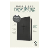 NLT Trinity Cross Black Imitation Leather Filament Premium Value Thinline Bible