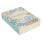 NLT Cream Floral Paperback Inspire Filament-Enabled Bible
