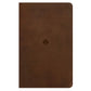 NLT Rustic Brown Imitation Leather Filament Student Life Application Bible Red Letter