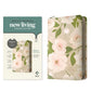 NLT Tender Blossom Taupe Imitation Leather with Zip Filament Thinline Ref Bible Red Letter