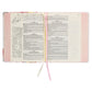 KJV White Floral Faux Leather Flexcover My Creative Bible