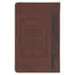 KJV Brown Lion Faux Leather Flexcover Deluxe Gift Bible With Zip