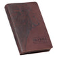 KJV Brown Lion Faux Leather Flexcover Deluxe Gift Bible With Zip