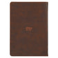 Strength and Courage Brown Lion Faux Leather Journal
