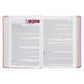 NLT Pink Flexcover Faux Leather Everyday Devotional Bible for Women