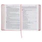 NLT Pink Flexcover Faux Leather Everyday Devotional Bible for Women