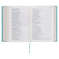 NLT Teal Flexcover Faux Leather Everyday Devotional Bible for Women