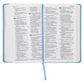 NLT Blue Elephant Flexcover Faux Leather Baby Bible for Boys