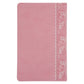 NLT Pink Deer Flexcover Faux Leather Baby Bible for Girls