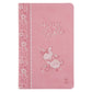 NLT Pink Deer Flexcover Faux Leather Baby Bible for Girls