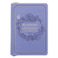Be Strong and Courageous Purple Faux Leather Journal with Zipped Closure