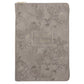 Be Still and Know Floral Beige Faux Leather Journal with Zipped Closure