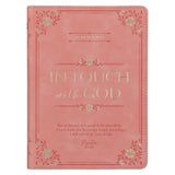 In Touch with God: 366 Devotions Peach (Faux Leather)