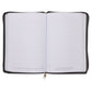 Be Strong in the Lord and in His Mighty Power Grey Lion Faux Leather Journal with Zipped Closure