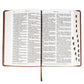KJV Brown Faux Leather Medium Bible Giant Print