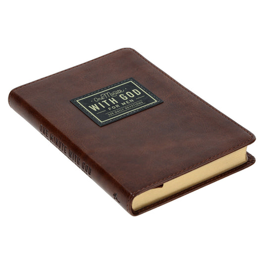 One Minute With God For Men: 365 Daily Devotions (Faux Leather)