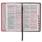 KJV Saddle Tan And Pink Faux Leather Giant Print Bible