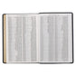 KJV Midnight Blue Antique Frame Faux Leather Full-Size Bible Giant Print Indexed