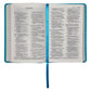 NLT Teal Faux Leather Flexcover Compact Bible