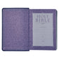 NLT Purple Faux Leather Flexcover Compact Bible
