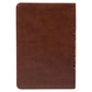 NLT Brown Faux Leather Flexcover Compact Bible