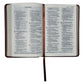 NLT Brown Faux Leather Flexcover Compact Bible