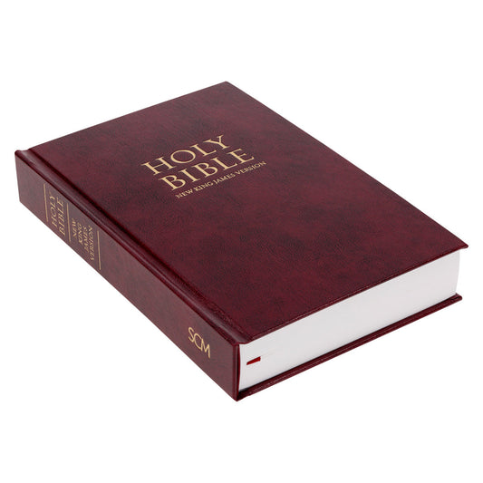 NKJV Burgundy Hardcover Bible