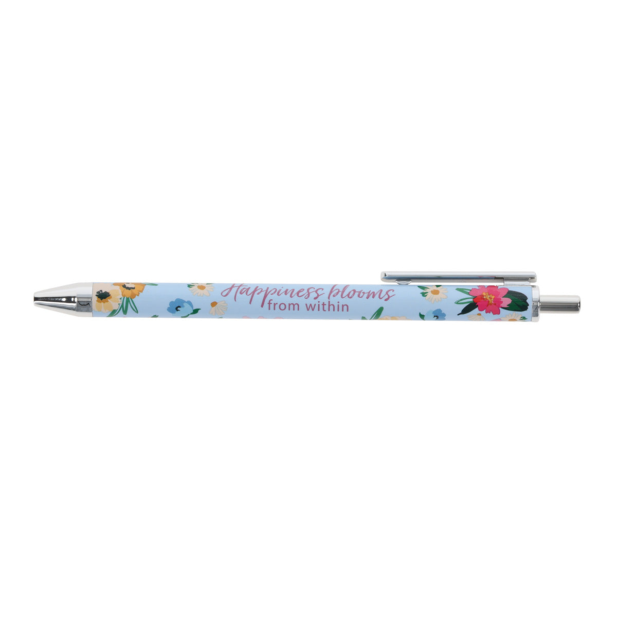 Undated Calendar and Stationery Set with Pen - Bright Floral