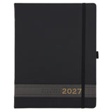 2027 A4 Business Diary - Daily Planner - Axis - Black - Imitation Leather