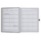 2027 John Maxwell A4 Diary - Daily Planner - Black - Grey - Imitation Leather