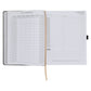 2027 John Maxwell A4 Diary - Daily Planner - Black - Grey - Imitation Leather