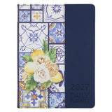 2027 Diary - Daily Planner - Lifestyle for Women - Moroccan Tiles - Imitation Leather