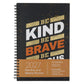 2027 Diary - Daily Planner - Inspirational - Kind Brave Curious - Wirebound