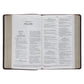 NKJV Brown Faux Leather Flexcover Bible with Grassroots Reflections