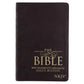 NKJV Brown Faux Leather Flexcover Bible with Grassroots Reflections